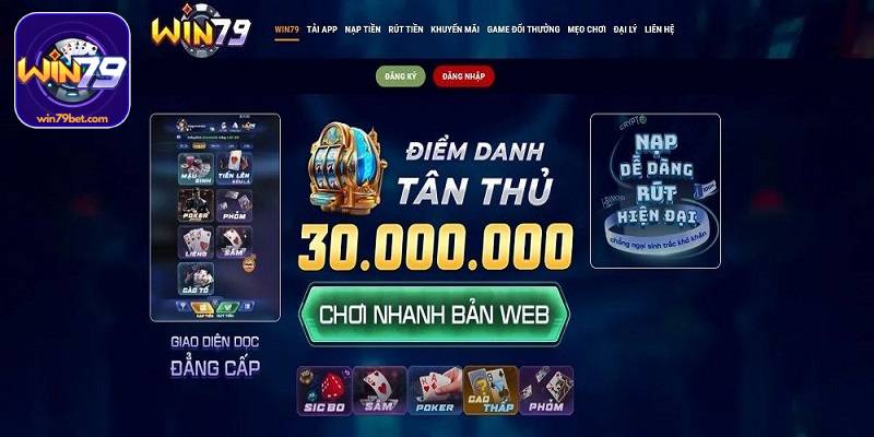 Win79bet.com là web tài xỉu uy tín top đầu 2025